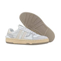 Lanvin CLAY SNEAKERS IN MESH AND LEATHER LANVIN White