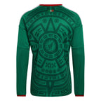 adidas 2026 Mexico Men's Stadium Home Long-Sleeve Soccer Jersey (Custom)