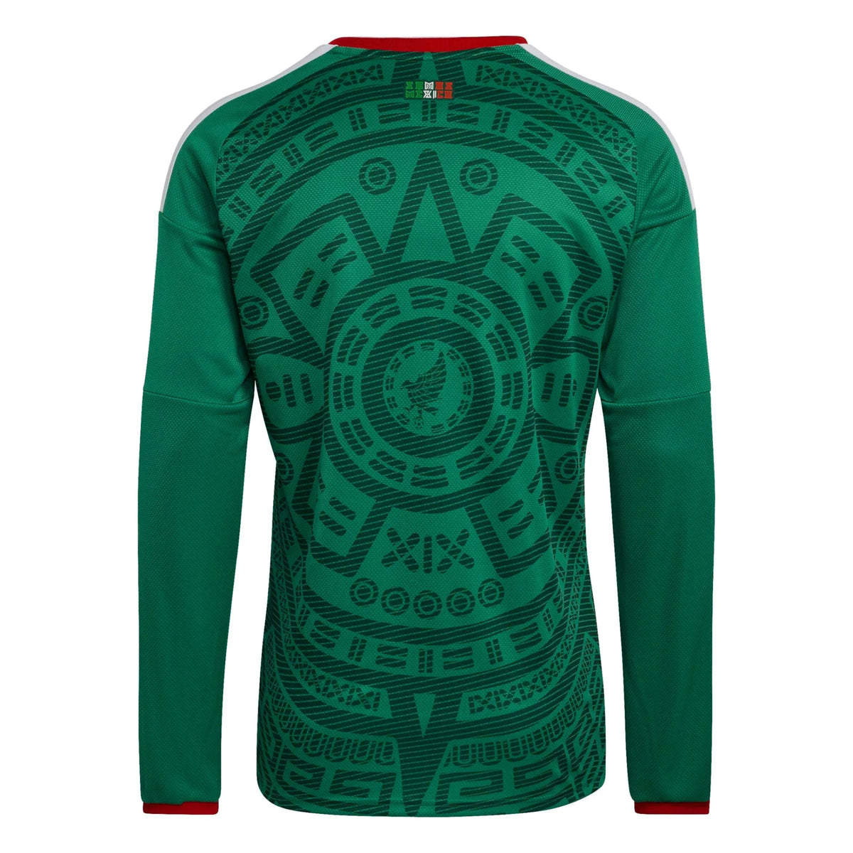 adidas 2026 Mexico Men's Stadium Home Long-Sleeve Soccer Jersey (Custom)