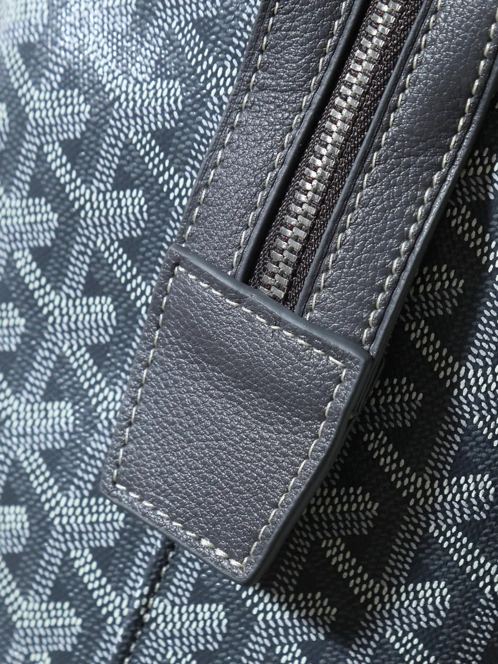 Goyard 2026 Cisalpin Backpack 43cm Grey Black Goyardine Canvas