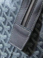 Goyard 2026 Cisalpin Backpack 43cm Grey Black Goyardine Canvas