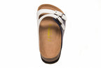 Birkenstock Arizona Navy Blue & White Two-Tone