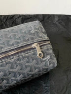 Goyard 2026 Goyard Boeing Toiletry Bag Grey Goyardine Canvas
