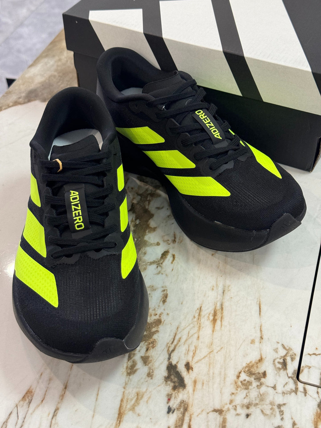adidas Adizero Evo SL "Core Black / Lucid Lemon"