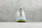 HOKA Clifton 9 White/Pale Blue Daily Road Running Shoe