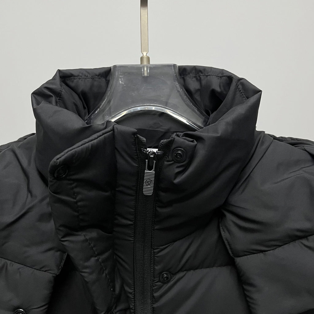 lululemon Women's Wunder Puff Water-Repellent Cropped Down Vest in Black