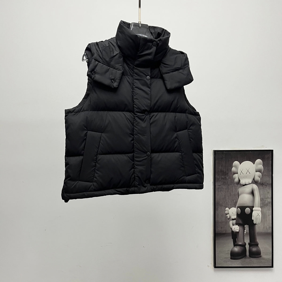 lululemon Women's Wunder Puff Water-Repellent Cropped Down Vest in Black