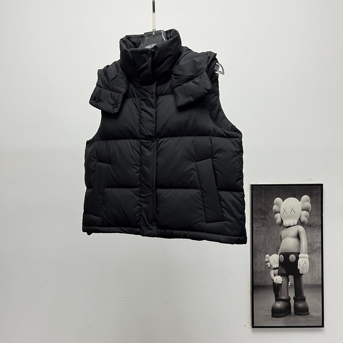 lululemon Women's Wunder Puff Water-Repellent Cropped Down Vest in Black