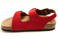 Birkenstock Milano (Red Suede)