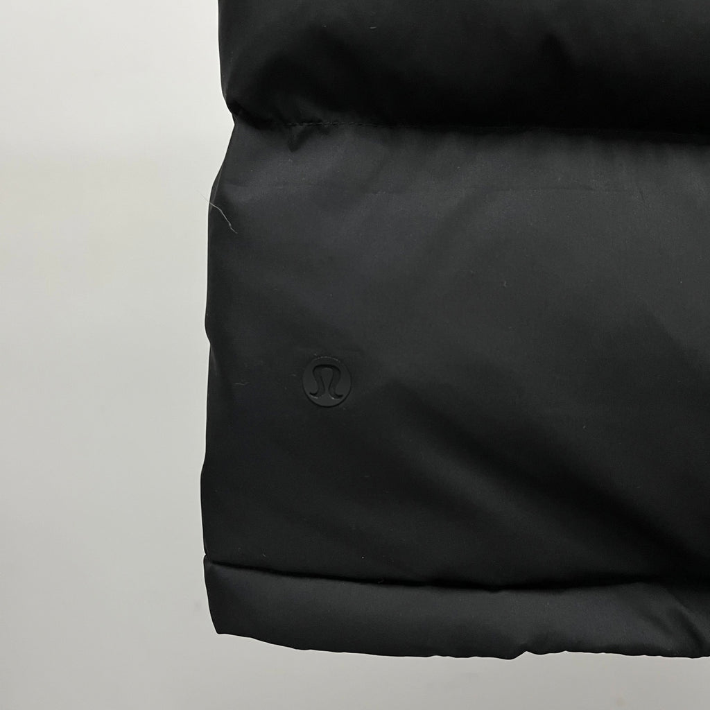 lululemon Women's Wunder Puff Water-Repellent Cropped Down Vest in Black