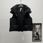 lululemon Women's Wunder Puff Water-Repellent Cropped Down Vest in Black