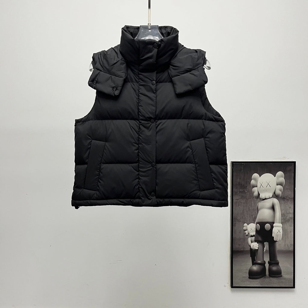 lululemon Women's Wunder Puff Water-Repellent Cropped Down Vest in Black