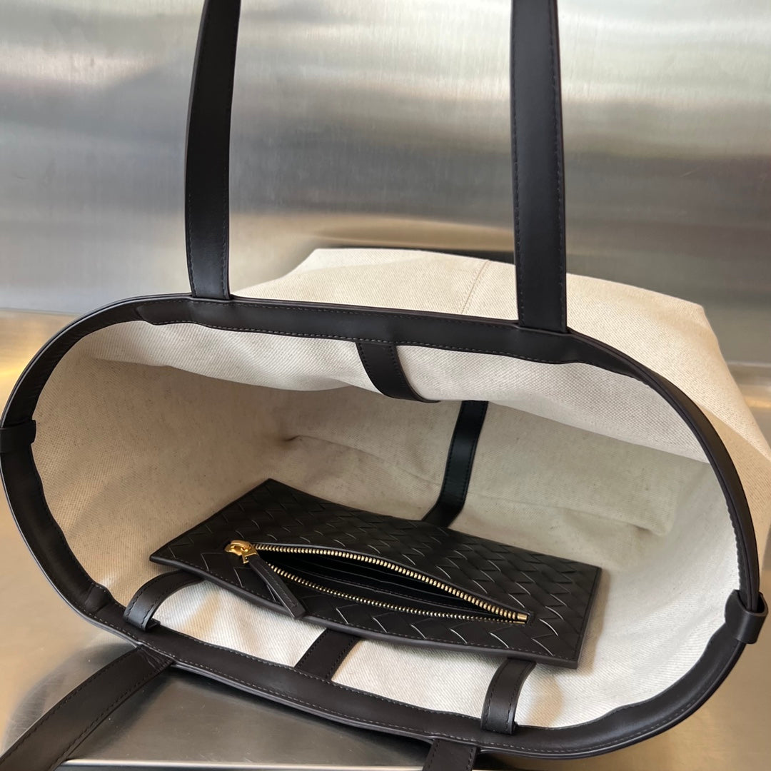 FLIP FLAP 30 IN WHITE CANVAS AND BLACK CALSKIN