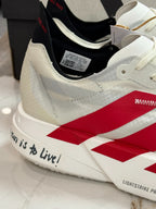 adidas Adizero Adios Pro 4 Running Shoes - Off White / Better Scarlet / Core Black
