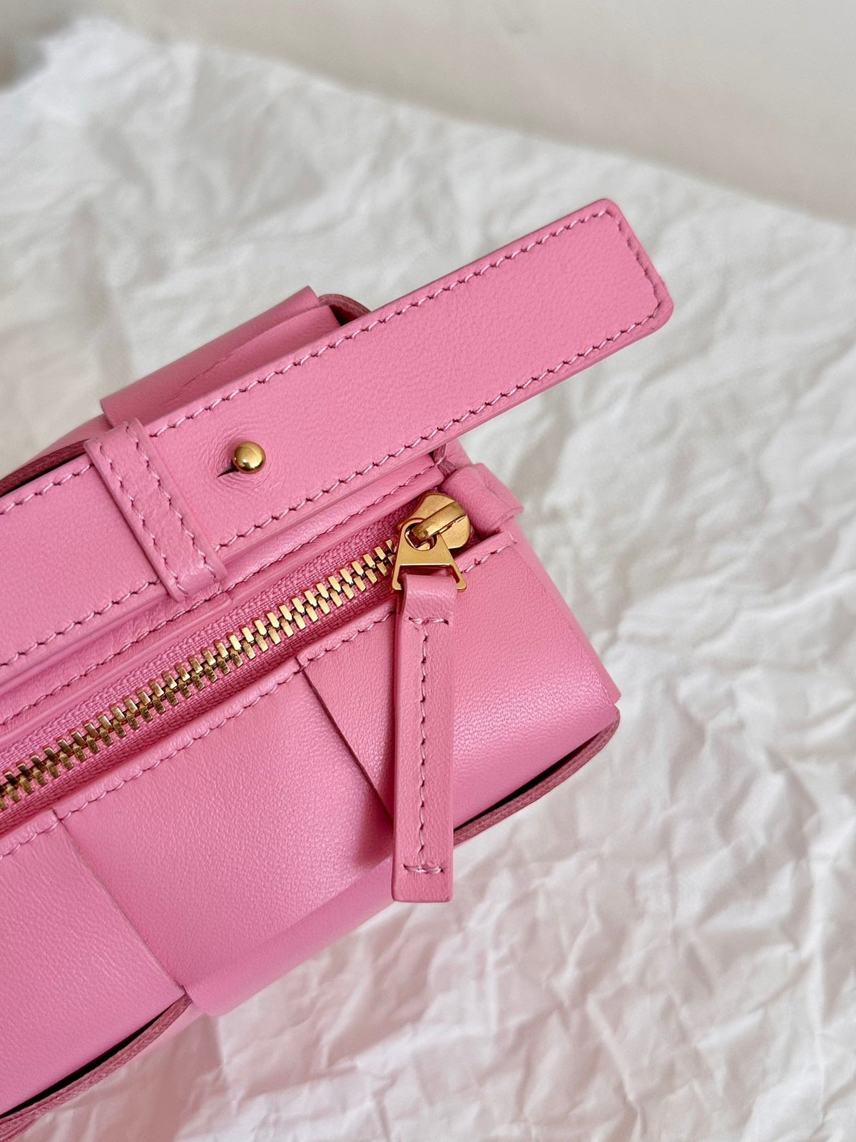 CASSETTE 23 IN LIGHT PINK LAMBSKIN
