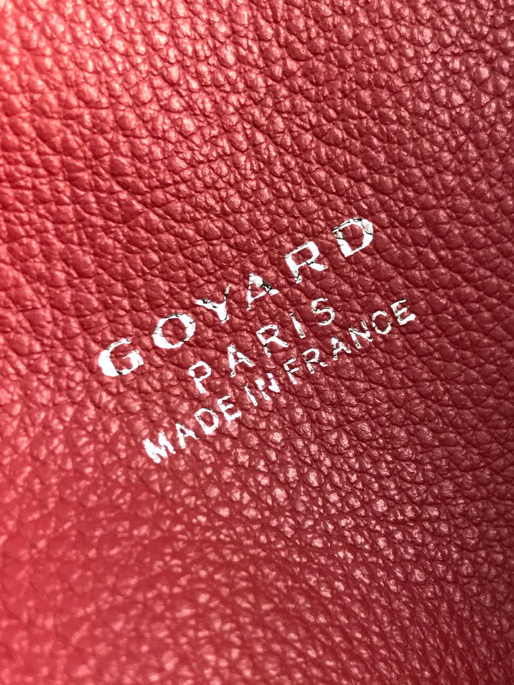 Goyard Anjou GM Bag 39cm Red Calfskin Goyardine Canvas 290824