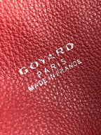 Goyard Anjou GM Bag 39cm Red Calfskin Goyardine Canvas 290824