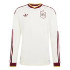 adidas 2026 Spain Men's Authentic Away Long-Sleeve Soccer Jersey