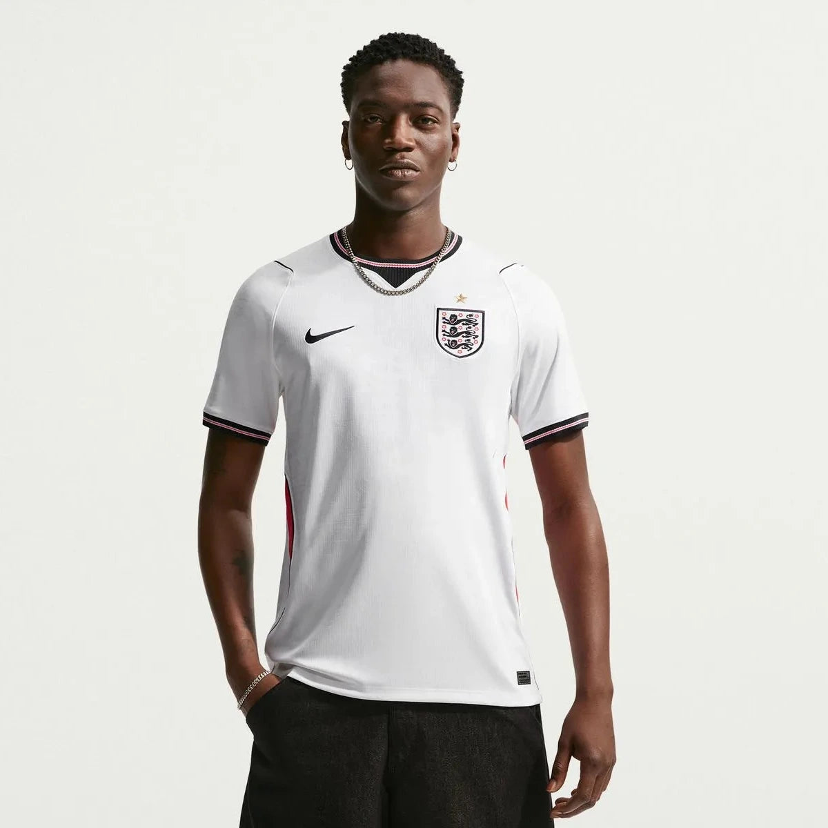 Nike 2026 England Men's Stadium Home Soccer Jersey (Custom)
