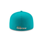 Miami Dolphins Teal 59FIFTY Fitted Hat