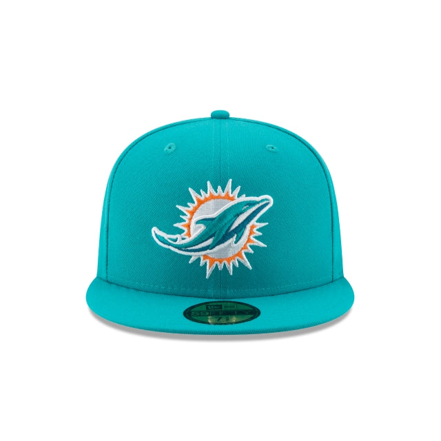 Miami Dolphins Teal 59FIFTY Fitted Hat
