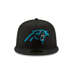 Carolina Panthers Black 59FIFTY Fitted Hat