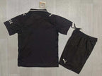 KIDS Puma Manchester City Away Jersey & Shorts Set Core Black / Silver