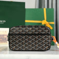 Goyard Cap-Vert Camera Bag Black Calfskin Canvas 290850