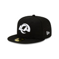 Los Angeles Rams Black and White 59FIFTY Fitted Hat