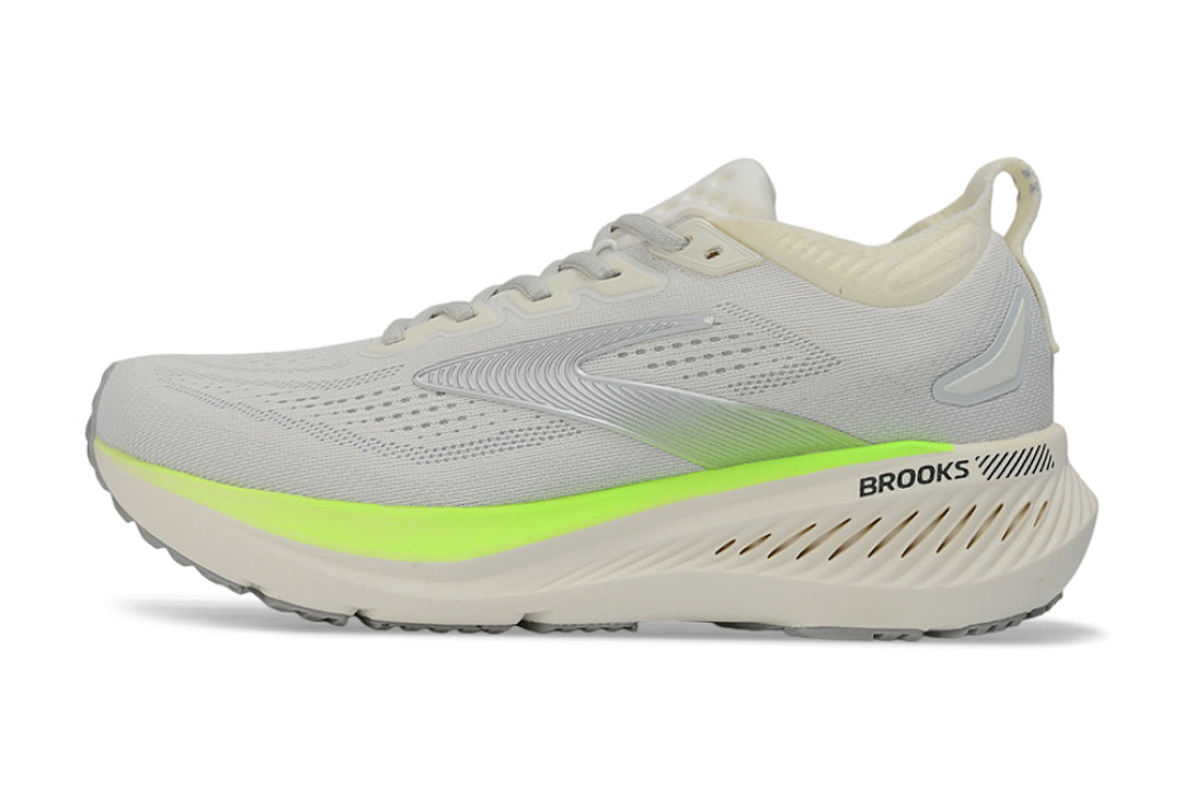 BROOKS Glycerin 23 White/Phantom/Green Gecko