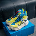 HOKA Mafate Speed 2 / Mafate X Hike "Hoka Hike" Yellow/Blue Mid-Top Trail Sneakers