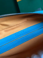 Goyard Cap-Vert Camera Bag Light Blue Calfskin Canvas 290861