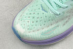 HOKA Clifton 9 Mint & Lavender Gradient Daily Running Trainers
