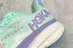 HOKA Clifton 9 Mint & Lavender Gradient Daily Running Trainers