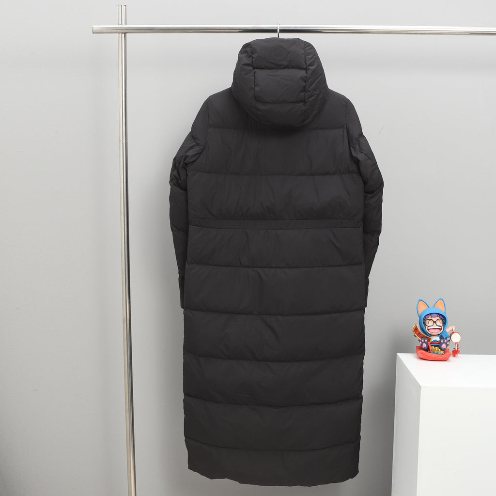 lululemon Women's Wunder Puff Water-Repellent Long Down Parka in Black