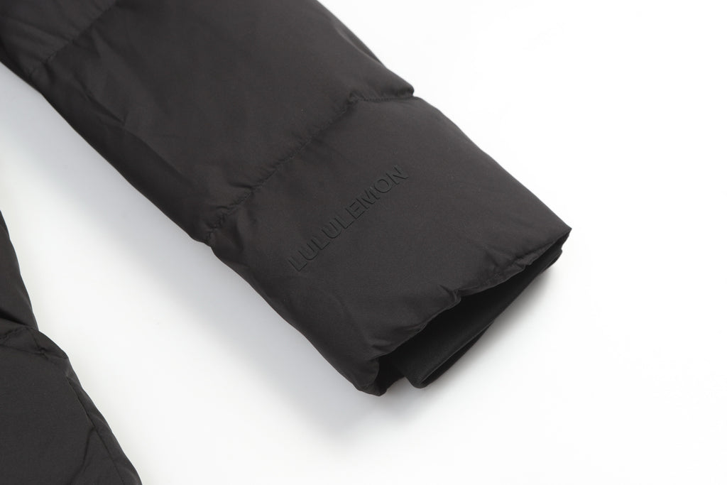 lululemon Women's Wunder Puff Water-Repellent Long Down Parka in Black