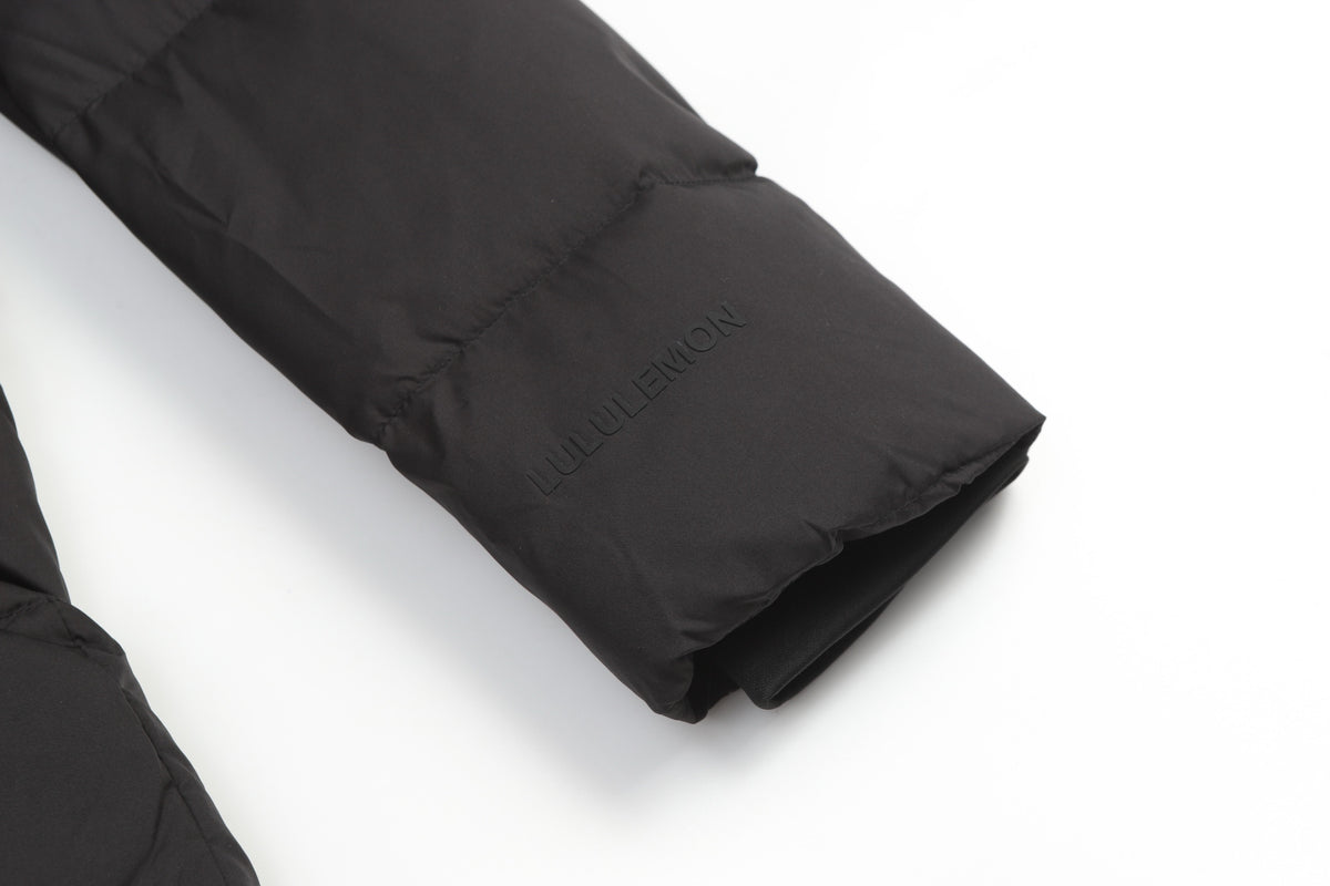 lululemon Women's Wunder Puff Water-Repellent Long Down Parka in Black
