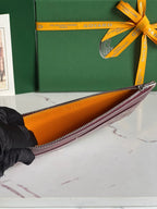INSERT LOUISE 21 IN BURGUNDY RED GOYARDINE CANVAS
