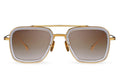 Dita Flight.006 Sunglasses Gold Gradient Brown Metal