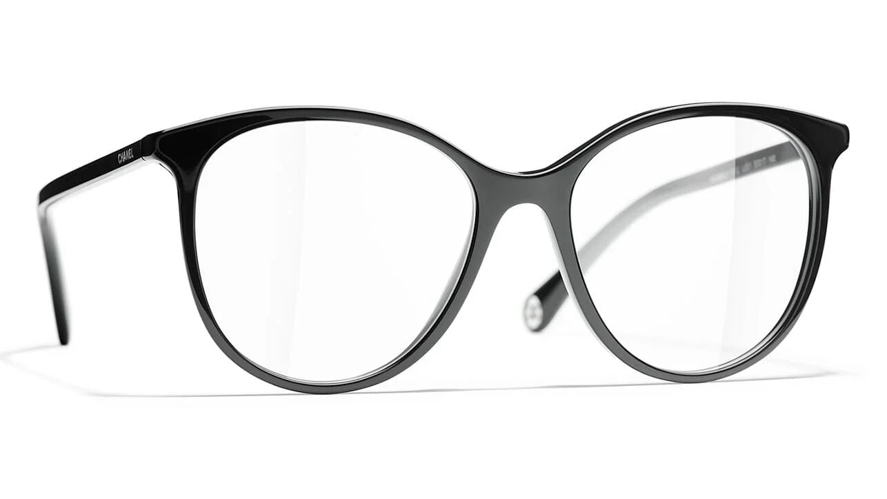CC Pantos Eyeglasses Black Acetate