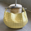 SARDINE 33 WITH CHAIN IN YELLOW CREAM LAMBSKIN