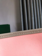 SAINT LOUIS PM 34 IN GREY MIX PINK GOYARDINE CANVAS AND CALFSKIN