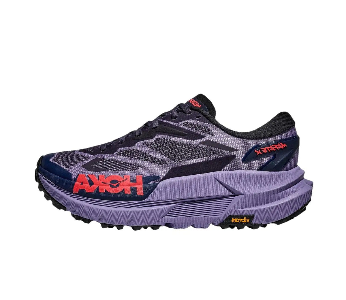 Hoka Mafate X Purple/Navy/Coral