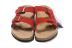 Birkenstock Arizona (Red Suede)