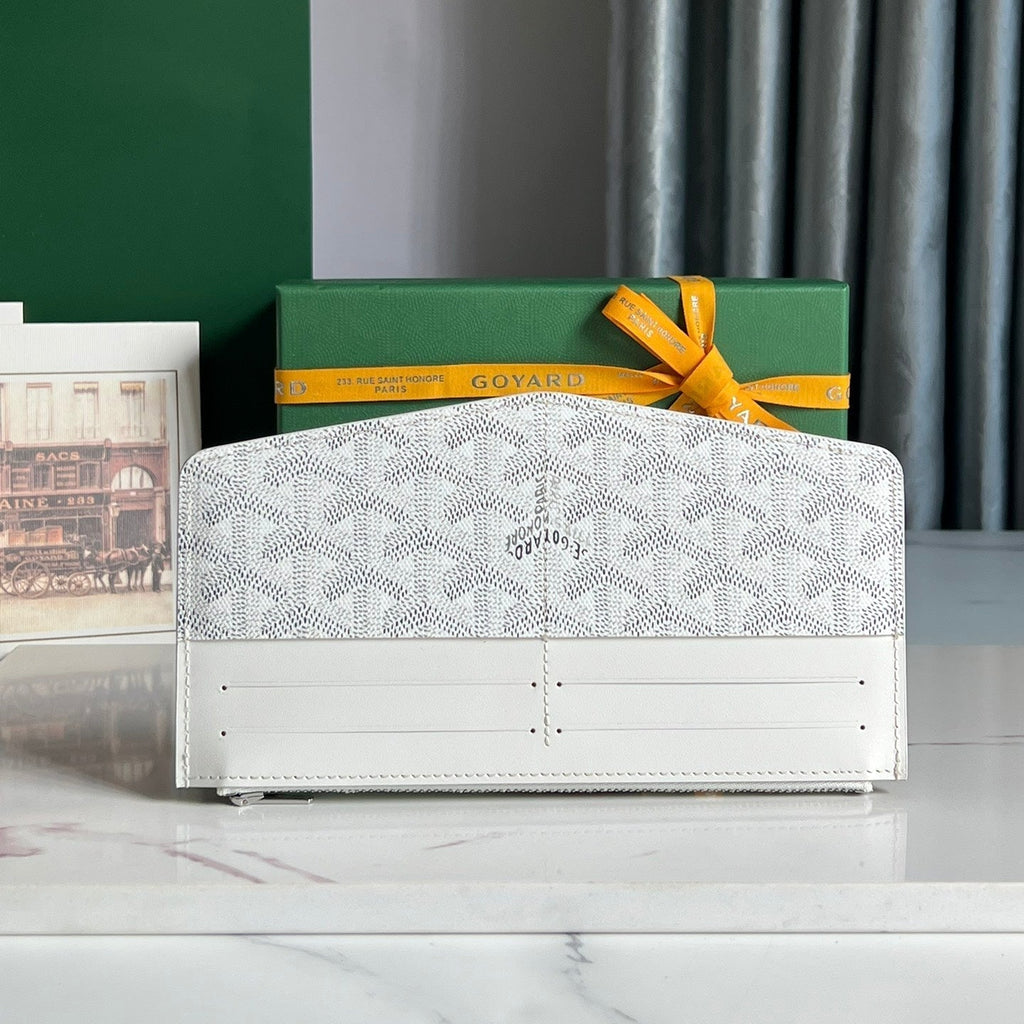 INSERT LOUISE 21 IN WHITE GOYARDINE CANVAS