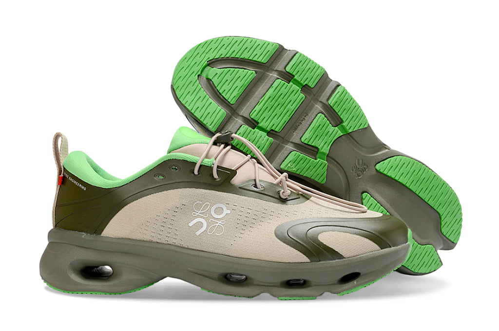 On x LOEWE Cloudsolo Khaki Green/Sand
