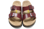 Birkenstock Arizona (Burgundy / Maroon Birko-Flor / Synthetic Leather)