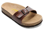 Birkenstock Madrid Slide Sandal Dark Brown / Habana