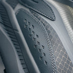 HOKA "Cool Grey" Zip-Up Trail Sneakers