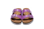 Birkenstock Arizona (Purple Birko-Flor / Synthetic Leather)